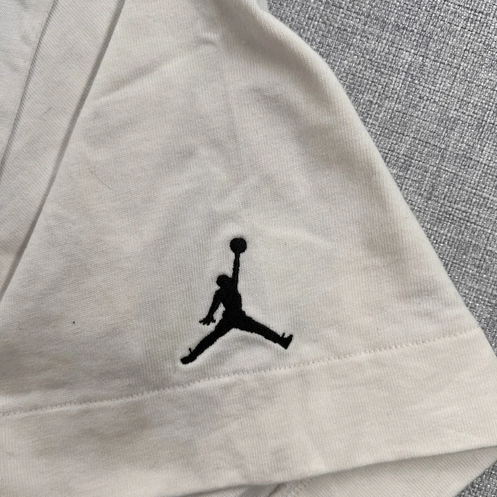 Nike Jordan Air Flight MVP Baseball‎ Jersey Men XXL White Snap Stitched Script